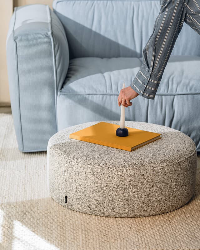 Folk Pouf - široký