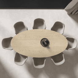 Oválný dřevěný tulipánový stůl Saarinen - miniatura 3
