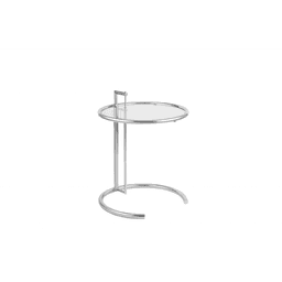 Kovový a skleněný odkládací stolek Eily - miniatura 1