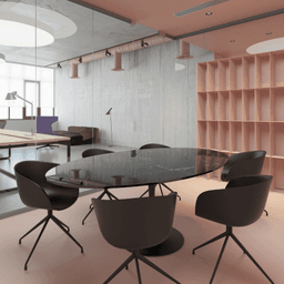 Oválný mramorový tulipánový stůl Saarinen - miniatura 10