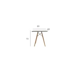 Čtvercový stůl Slimka - miniatura 8