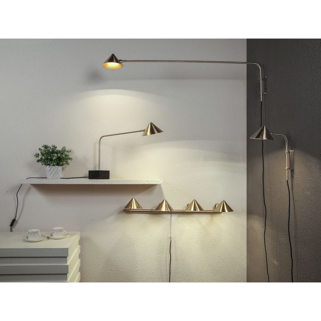 Nástěnná lampa - Nuxe - Zlatá