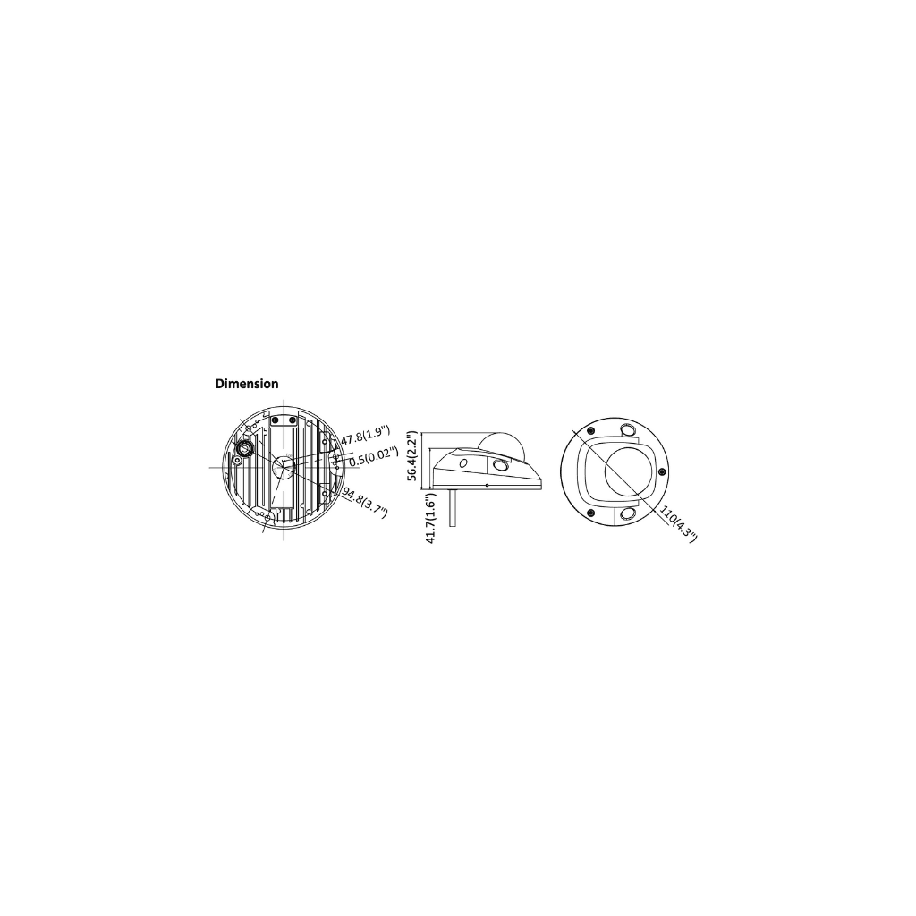 HIKVISION Mini-Dome IP kamera DS-2CD2563G0-IS-B-2.8 mm - 6 MP (ČERNÁ)